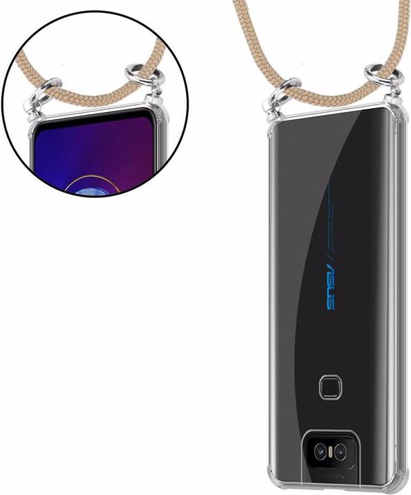 Produktbild Cadorabo TPU Handy Kette SILBER Cover