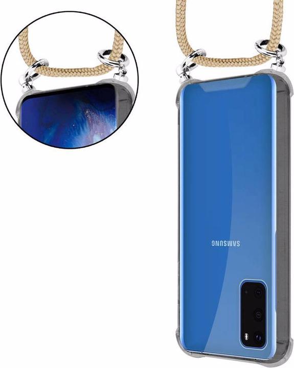 Produktbild Cadorabo TPU Handy Kette SILBER Cover