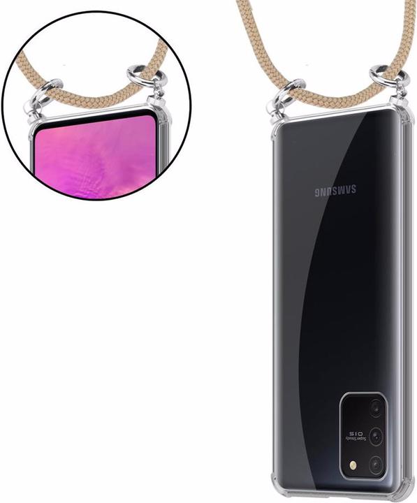Produktbild Cadorabo TPU Handy Kette SILBER Cover