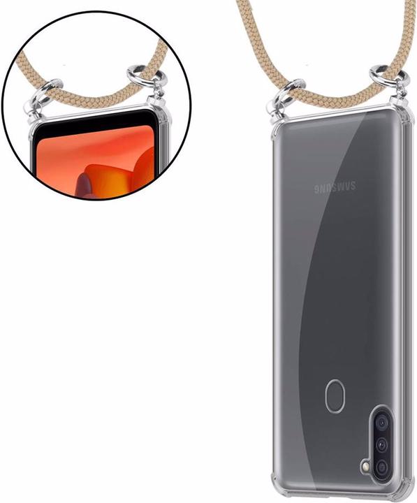 Produktbild Cadorabo TPU Handy Kette SILBER Cover