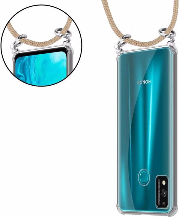 Actual product image Cadorabo TPU Mobile Phone Chain SILVER Cover