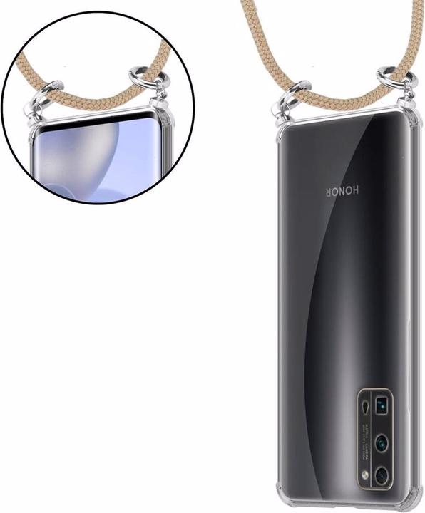 Produktbild Cadorabo TPU Handy Kette SILBER Cover