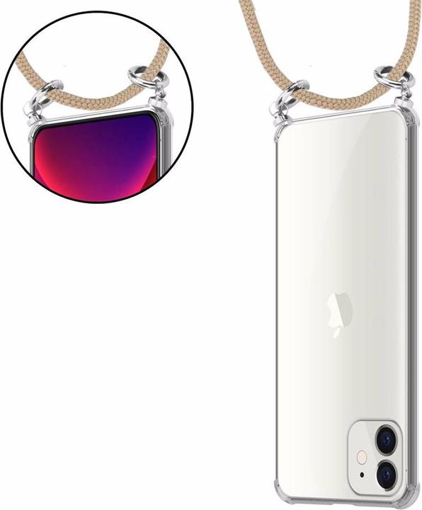 Produktbild Cadorabo TPU Handy Kette SILBER Cover