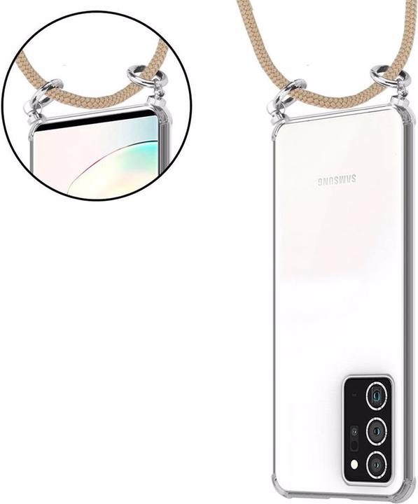 Produktbild Cadorabo TPU Handy Kette SILBER Cover