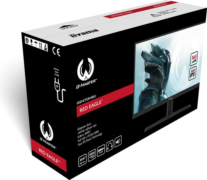 Image du produit iiyama G-Master Red Eagle G2470HSU-B1 (1920 x 1080 pixels, 23.80")