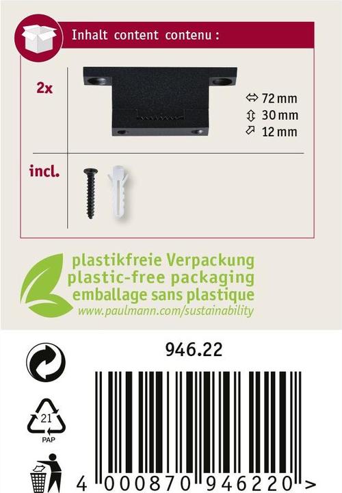 Produktbild Paulmann Gurt-System ULine Gurt Halter