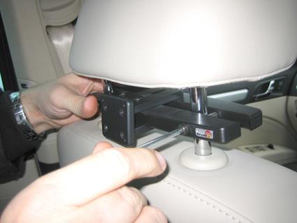 Actual product image Brodit Headrest mount - monitor mount for