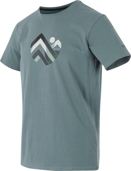 Actual product image Regatta Mens Breezed V Mountain Peaks T-Shirt (L)