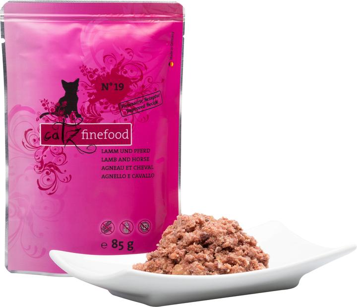 Actual product image Catz Finefood No.19 Lamb&Horse (Adult, 16 pcs., 90 g)