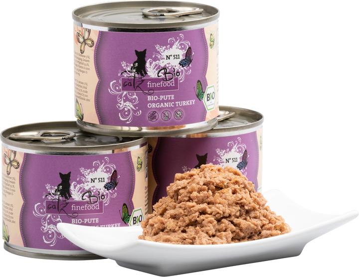 Produktbild Catz Finefood Bio No.511 Truthahn (Adult, 6 Stk., 200 g)