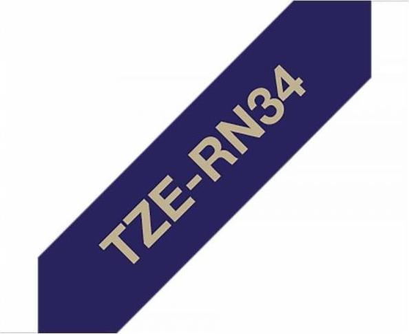 Immagine prodotto Brother TZe-RN34 (1.20 cm, Blu, Oro)