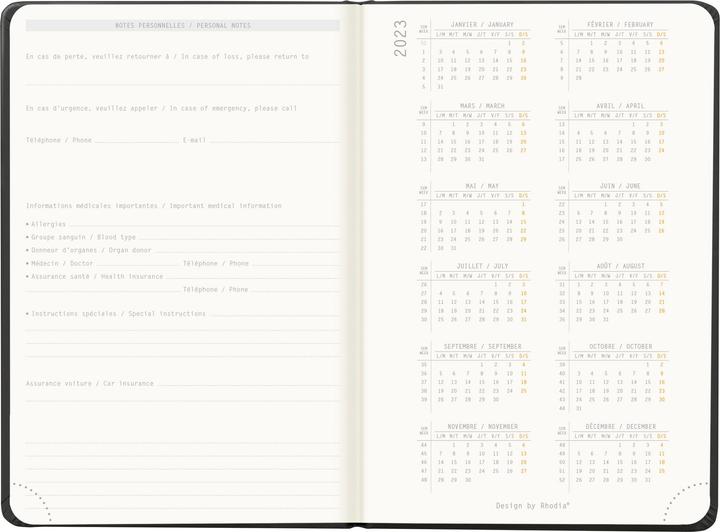 Actual product image Rhodia Webplanner 2024 (10 x 15 cm)