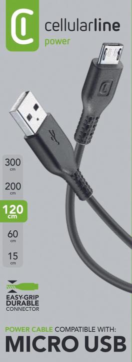 Actual product image Cellularline USB A - Micro USB B (1 m, USB 2.0)