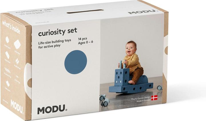 Actual product image Modu Curiosity Set - Starter Set, Balancing Board, Rocking Horse, Motor Skills Toy