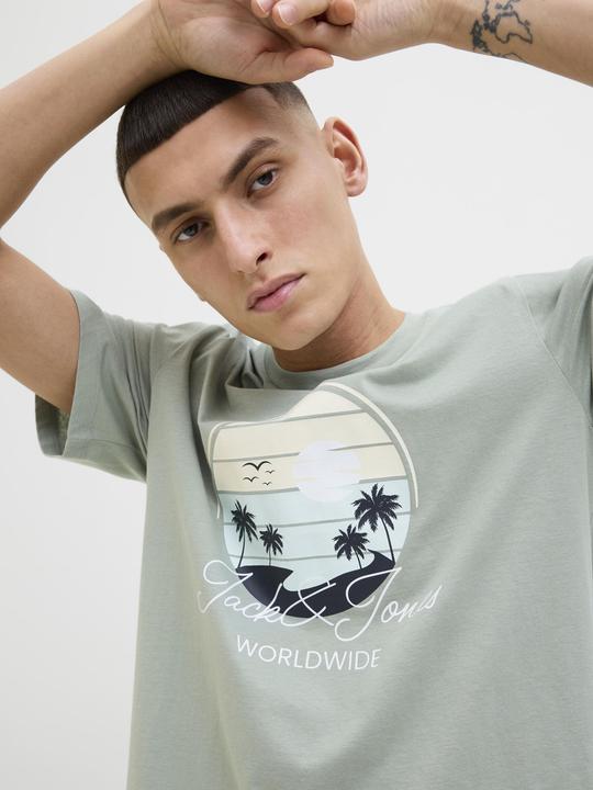Actual product image Jack & Jones Gedruckt Rundhalsausschnitt T-shirt T-shirt (XS)
