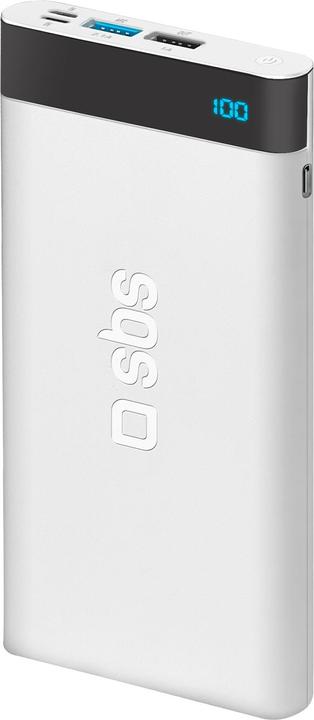 Produktbild SBS Powerbank PD Charge 10000 mAh (10000 mAh, 18 W, 37 Wh)