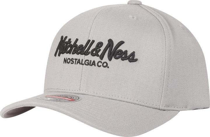 Mitchell & Ness Stretch Snapback Cap PINSCRIPT Logo charcoal
