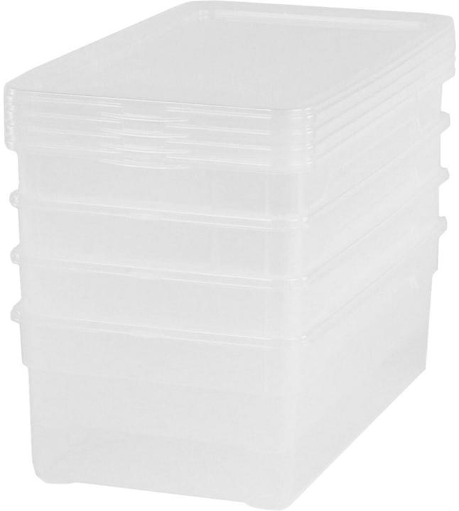 Produktbild Rotho 4er Set Box Lady Shoe CLEAR (33 x 19 x 11 cm, 5 l)