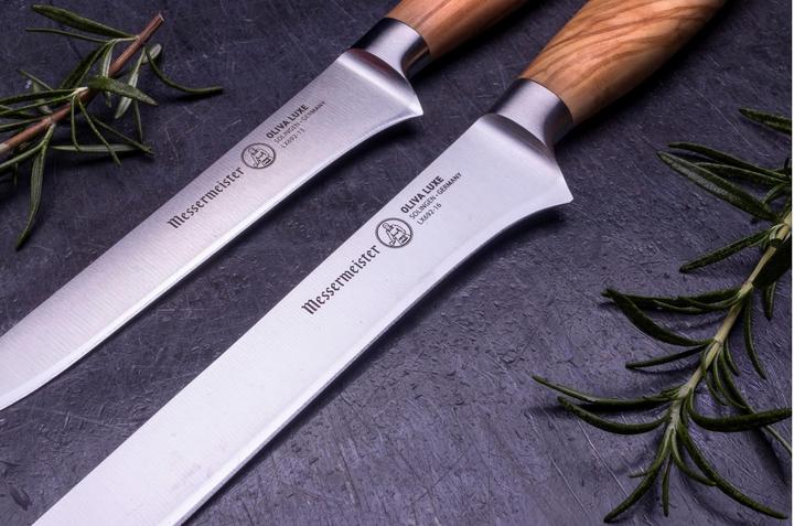 Actual product image Messermeister Carving knife Oliva Luxe 13 cm, Nature/Silver (13 cm)