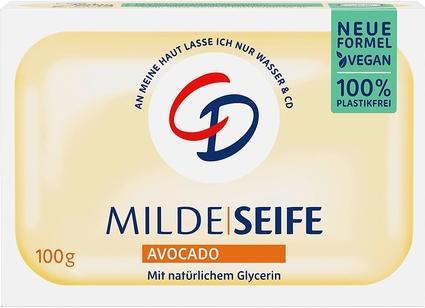 Produktbild CD Mild Avocado Soap 100g Vegan and Microplastic-Free (Hartseife)