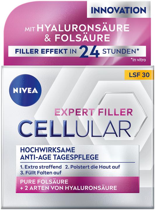 Produktbild NIVEA Cellular Expert Filler Anti-Age Tagespflege LSF 30 (50 ml, Tagescreme, SPF 30)