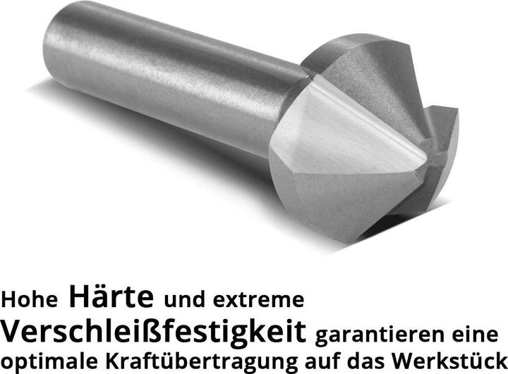 Produktbild Stahlwerk HSS Kegelsenker 6er Set 90° 6,3-20,5 mm DIN 335 Form C Senker (6,3, 10,4 mm, 12,4 mm, 20,5 mm, 16,5 mm, 8,3)