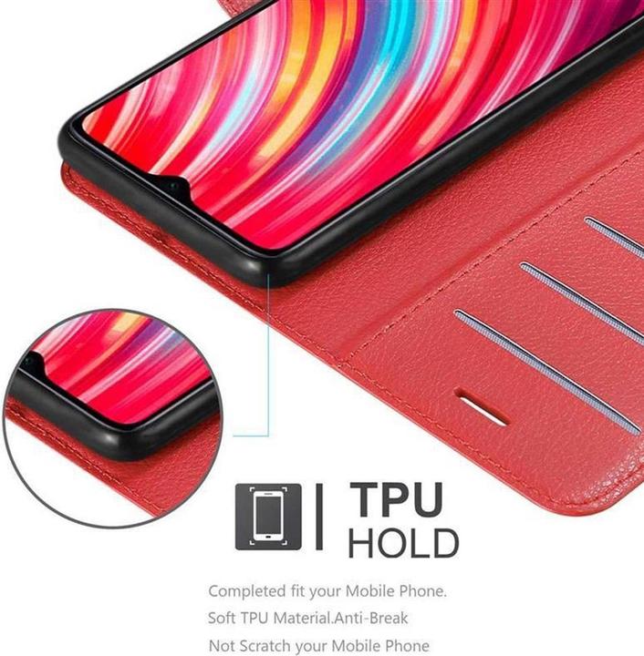 Actual product image Cadorabo Book with stand function cover (Xiaomi Redmi Note 8 Pro)