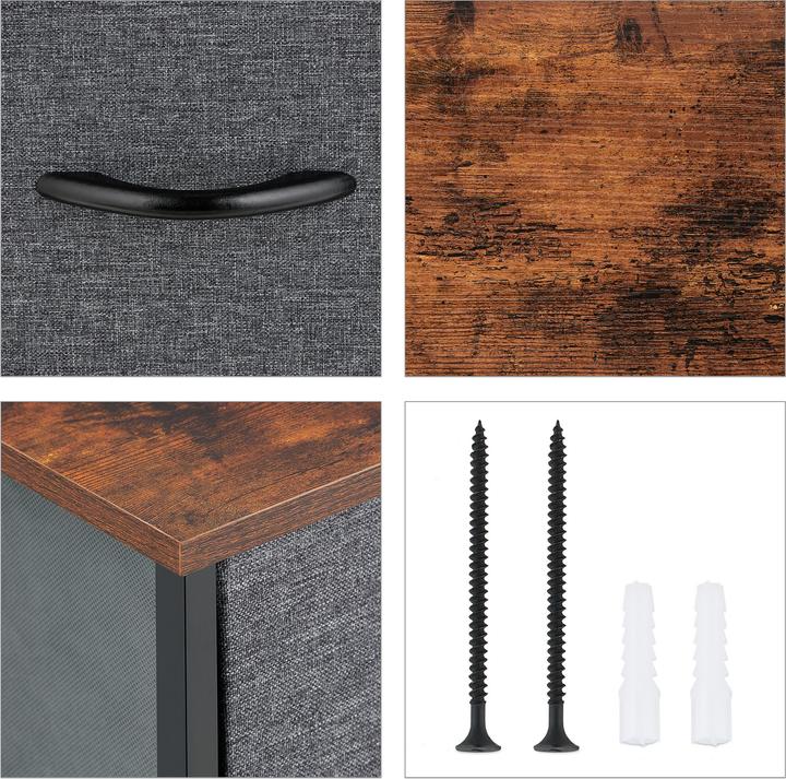 Actual product image Relaxdays Chest of drawers (100 x 30 x 78.5 cm)