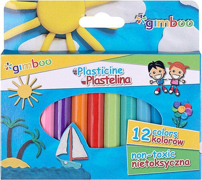 Immagine prodotto Gimboo Plastilina, 12 pezzi, miscela di colori