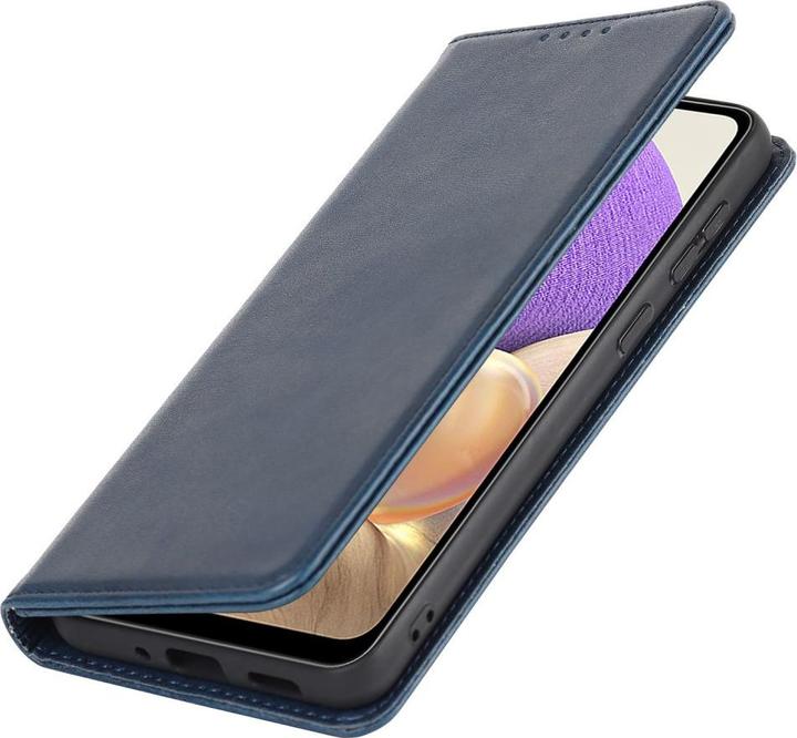 Actual product image Cover-Discount Galaxy A33 5G - Stand Flip Case Cover dark blue (Samsung Galaxy A33 5G)