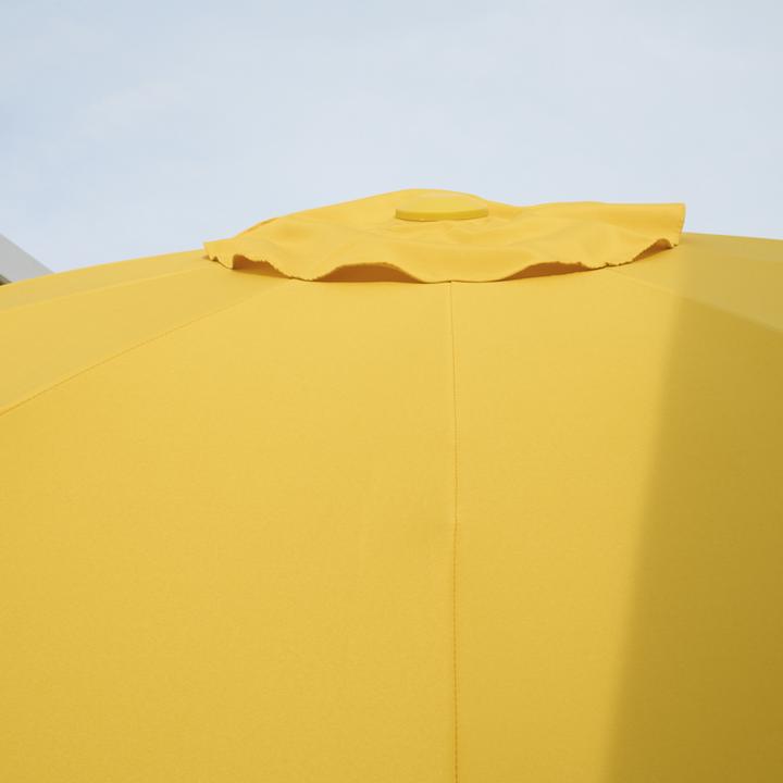 Siena Garden Paolo Parasol à étage central mustard Ø 270 cm (2.65 m)