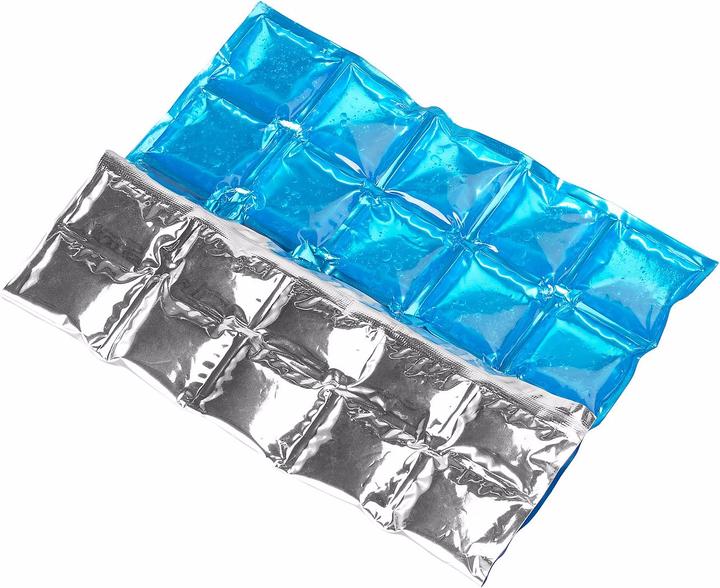 Produktbild Pearl 2-mal: 4er-Set flexible Kühlkissen mit Kühlzellen