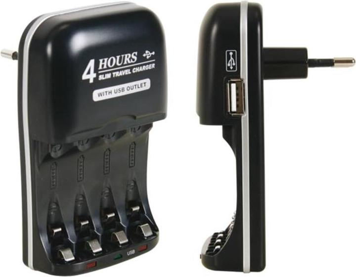 Actual product image Velleman Fast charger for Nimh batteries With Usb output