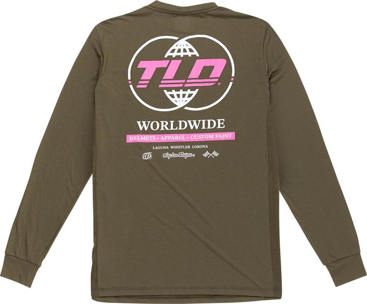 Immagine prodotto Troy Lee Designs Skyline LS Ride Tee, Worldwide, caper, S (S)