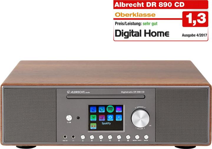 Actual product image Albrecht Dr 890 CD (Web radio, DAB+, Bluetooth, Wi-Fi)