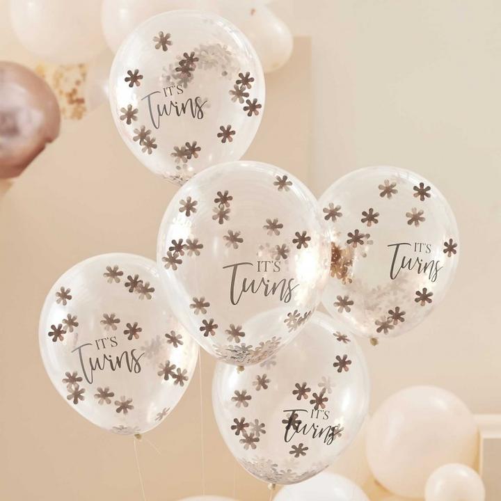 Immagine prodotto Ginger Ray Palloncini "It's Twins" (5 pz)