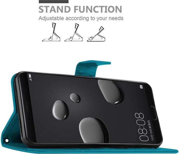 Productafbeelding Cadorabo Bloemen Boekomslag (Huawei Mate 10)
