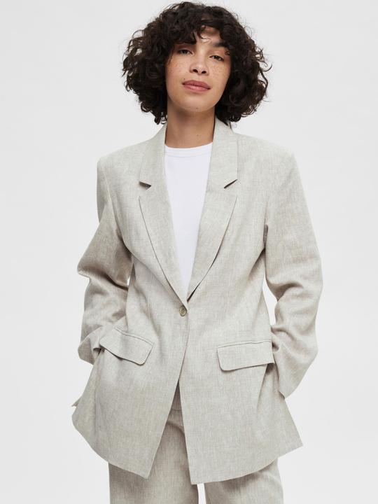 Actual product image Selected Femme Linen blazer (40)