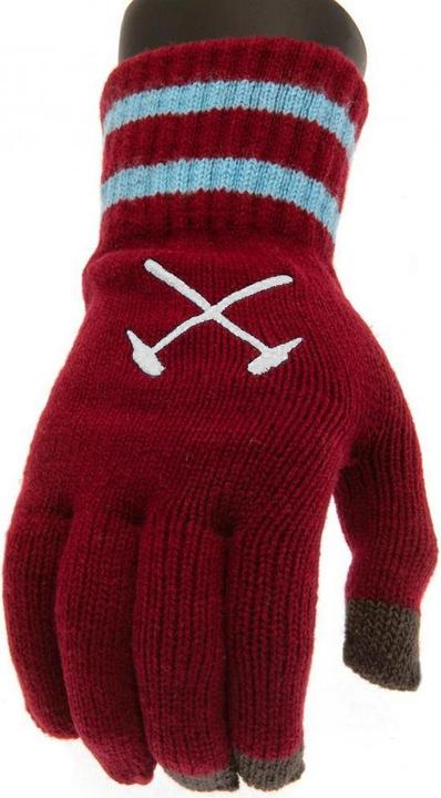 Produktbild West Ham United FC Wappen TouchscreenHandschuhe Jerseyware (One Size)