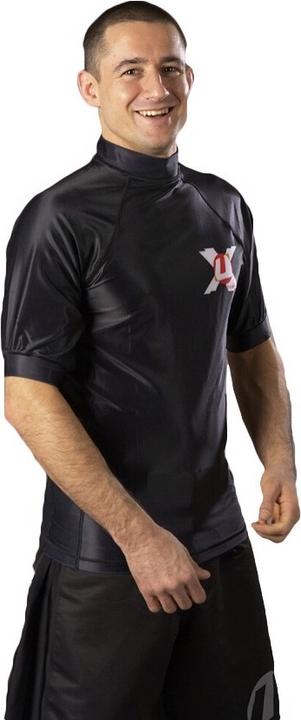 Ju-Sports Rash Guard kurzarm Under-Gi schwarz