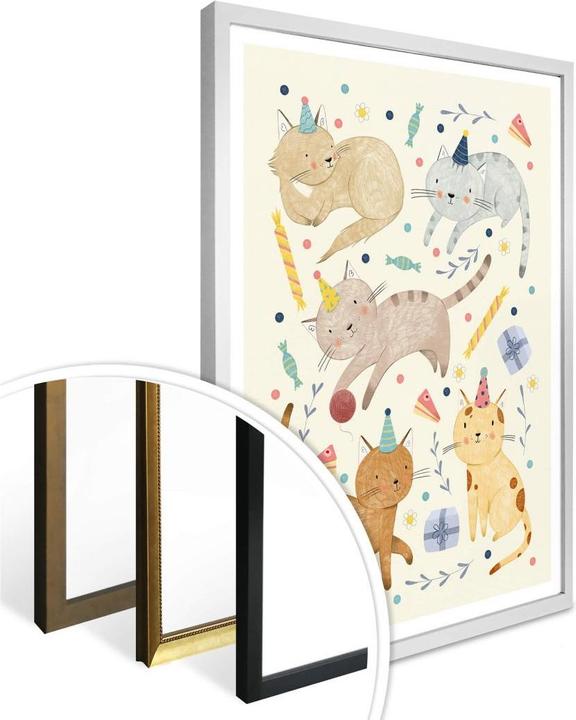 Image du produit Trenddeko Anniversaire du chat (80 x 100 cm)