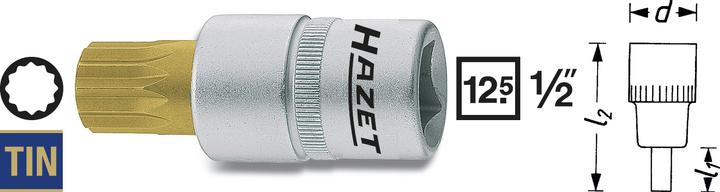 Image du produit HAZET Steckschlüsseleinsatz (10 mm)