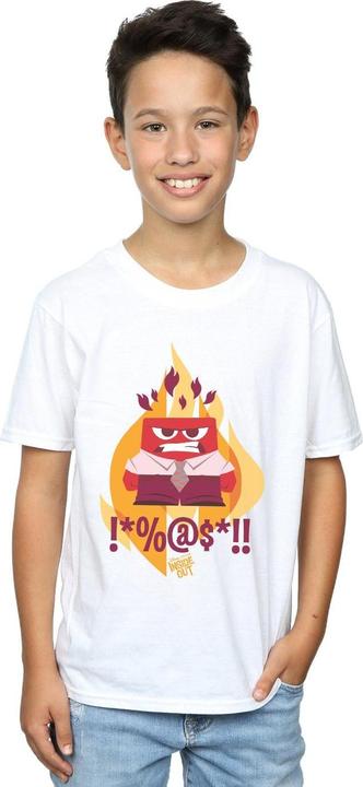 Actual product image Disney Boys Inside Out Fired Up T-Shirt (116)