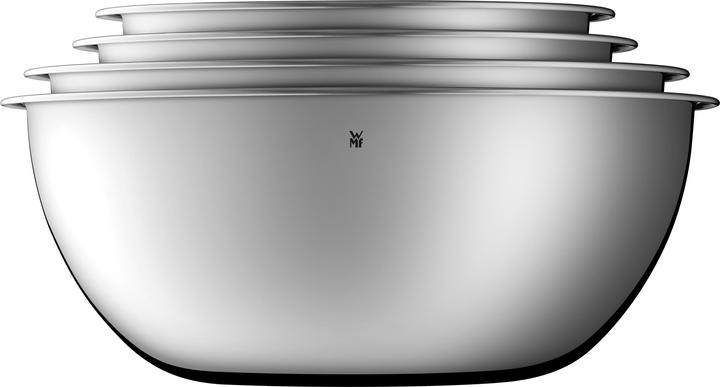 Produktbild WMF Schüsselset 4tlg Edelstahl Schüsseln 0,75-2,75l stapelbar (24 cm, 2.75 l, 4 x)