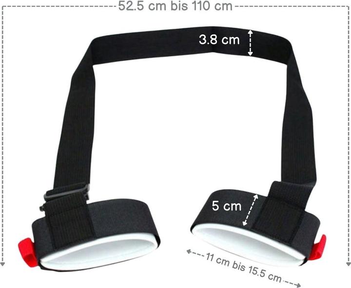 Image du produit Hermex Sangle d'épaule pour le ski et le snowboard (110 cm)