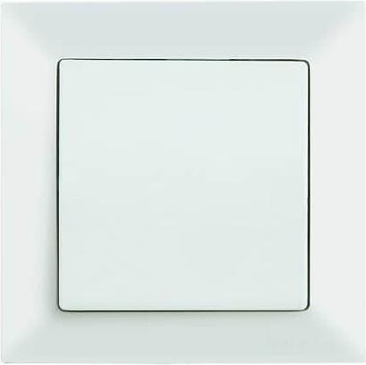 Actual product image Mutlusan Candela switch two-pole on/off switch flush-mounted white