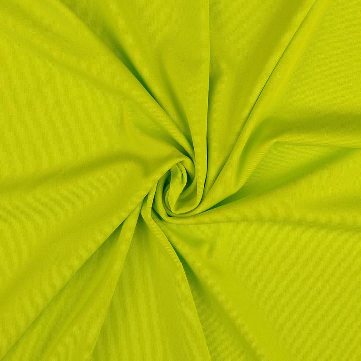Actual product image Stoffrestposten Functional jersey - Kiwi green - Minimum quantity: 1 metre