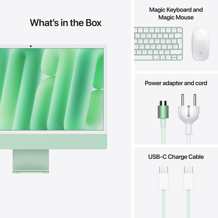Image du produit Apple iMac 2024 (M4, 16 Go, 256 Go, Apple M4 8-Core)