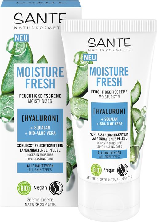 Sante Moisture Fresh Feuchtigkeitscreme mit Hyaluron (50 ml, 24h Creme)