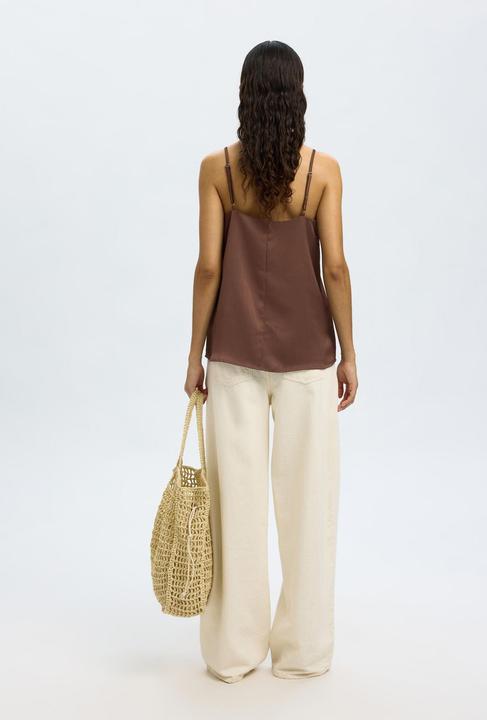 Image du produit Selected Femme Satin Spaghettiträger-Top (40)